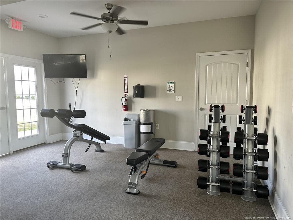 fitness center - 143 Cromwell Court, Raeford, NC 28376