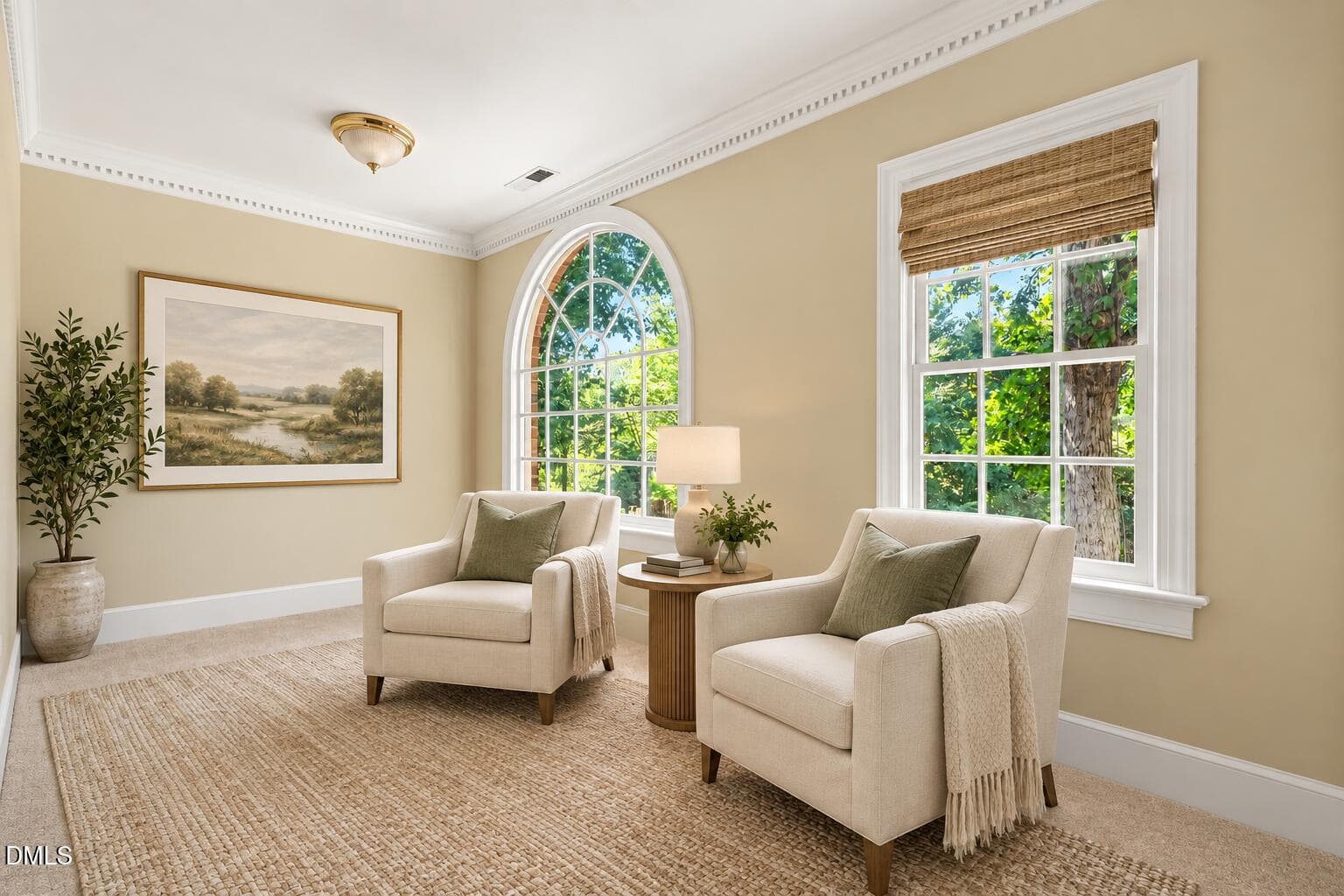 Elegant Neutral Window Seating Nook - 205 Fox Briar Lane, Cary, NC 27518, Cary