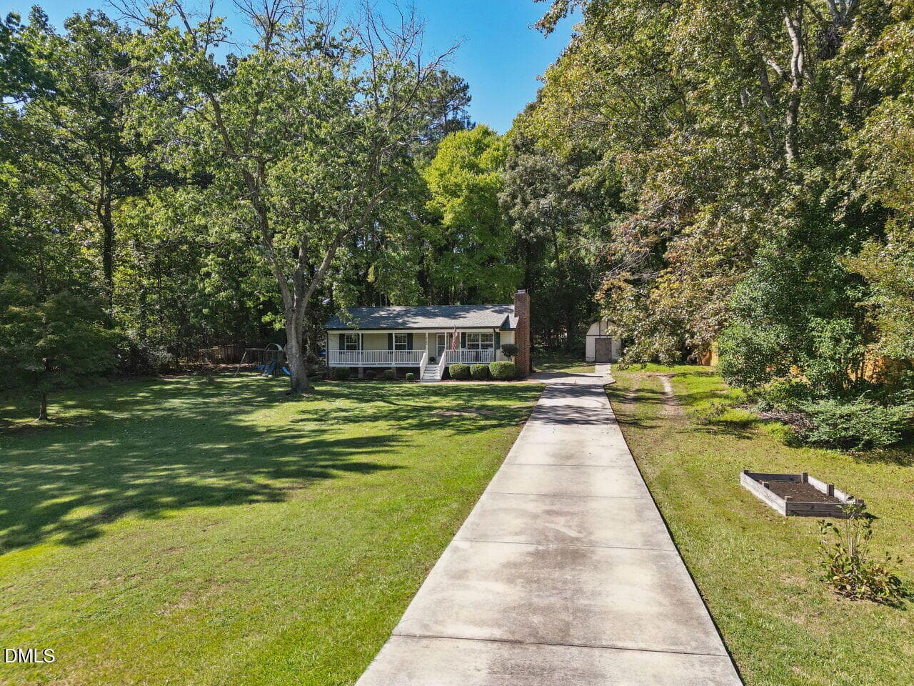 long driveway - 2700 Brantley Drive, Apex, NC 27539, Apex