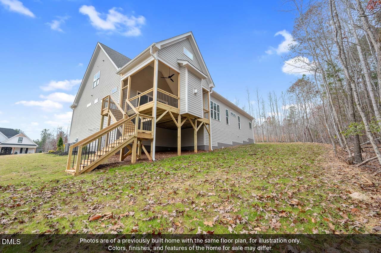 44_Exterior-Rear - 3924 Cedar Knolls Drive, Youngsville, NC 27596, Youngsville