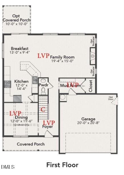 Pinewood first floor - 4738 Scenic Pines Drive, Hope Mills, NC 28348, Hope Mills