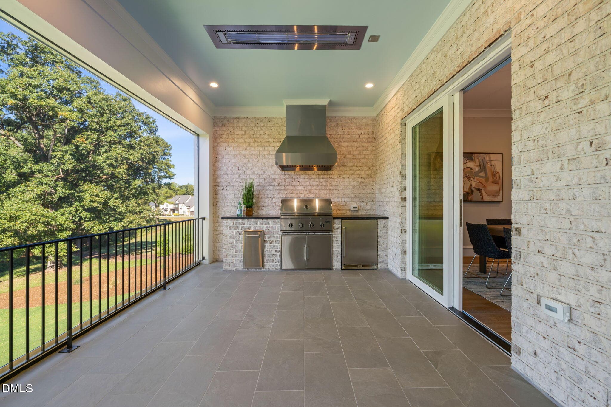 Porch with Outdoor Kitchen - 1649 Legacy Ridge Lane, Wake Forest, NC 27587, Wake Forest