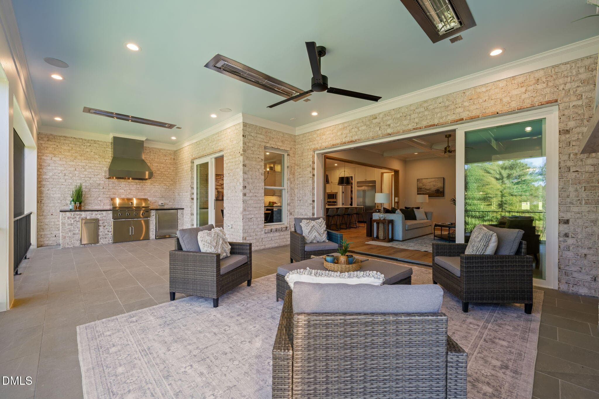 Back porch living space - 1649 Legacy Ridge Lane, Wake Forest, NC 27587, Wake Forest
