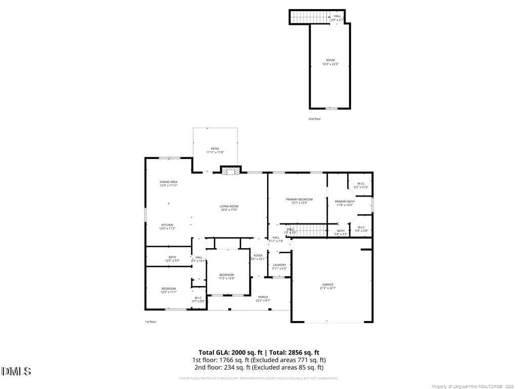 floor plan for plan 4 - 853 Colonial Hills Drive, Spring Lake, NC 28390