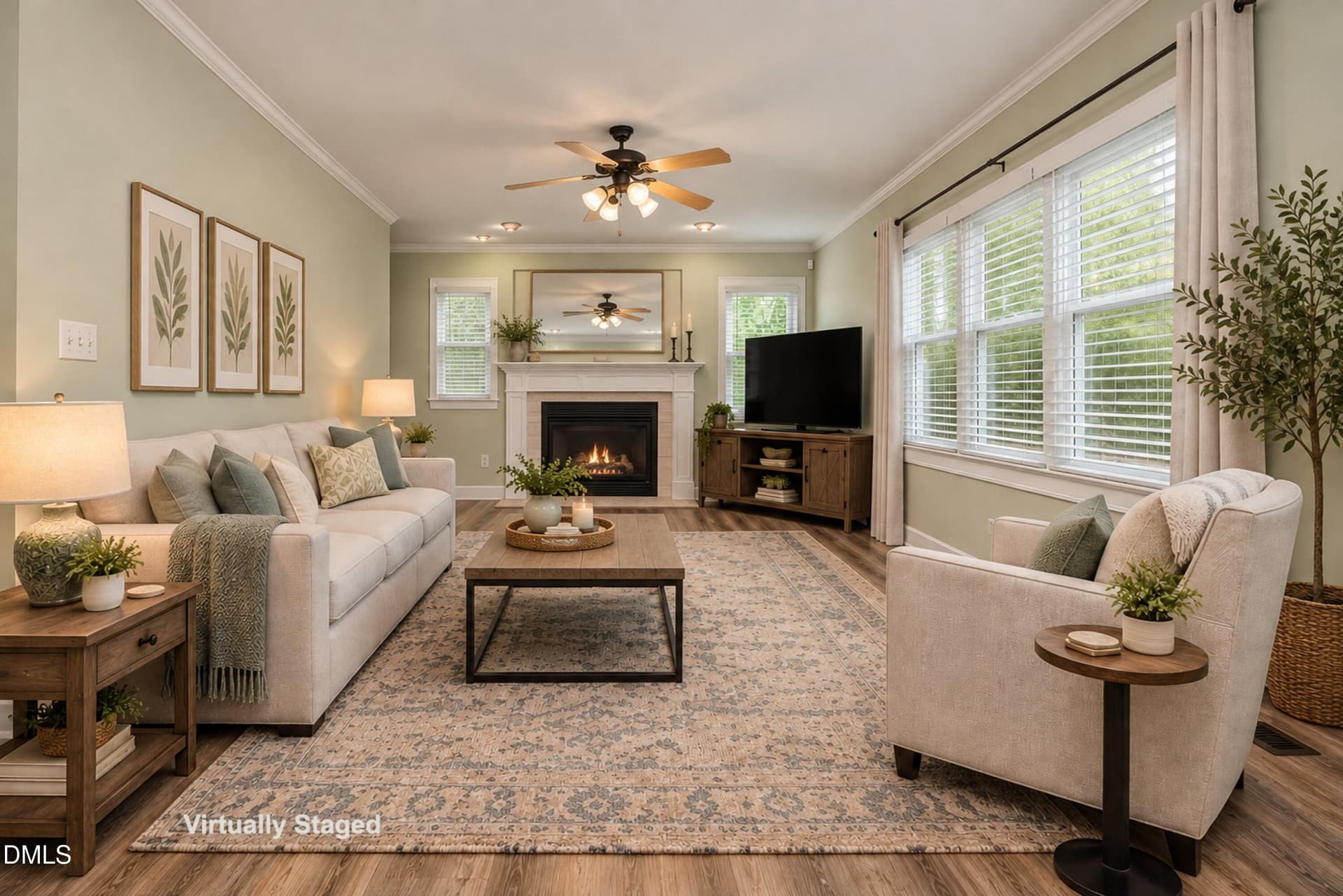 12LivingStaged - 4204 Nectarine Drive, Raleigh, NC 27616