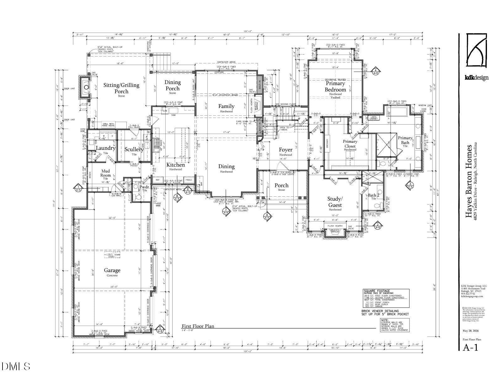 Main Level Floorplan - 4829 Yadkin Drive, Raleigh, NC 27609