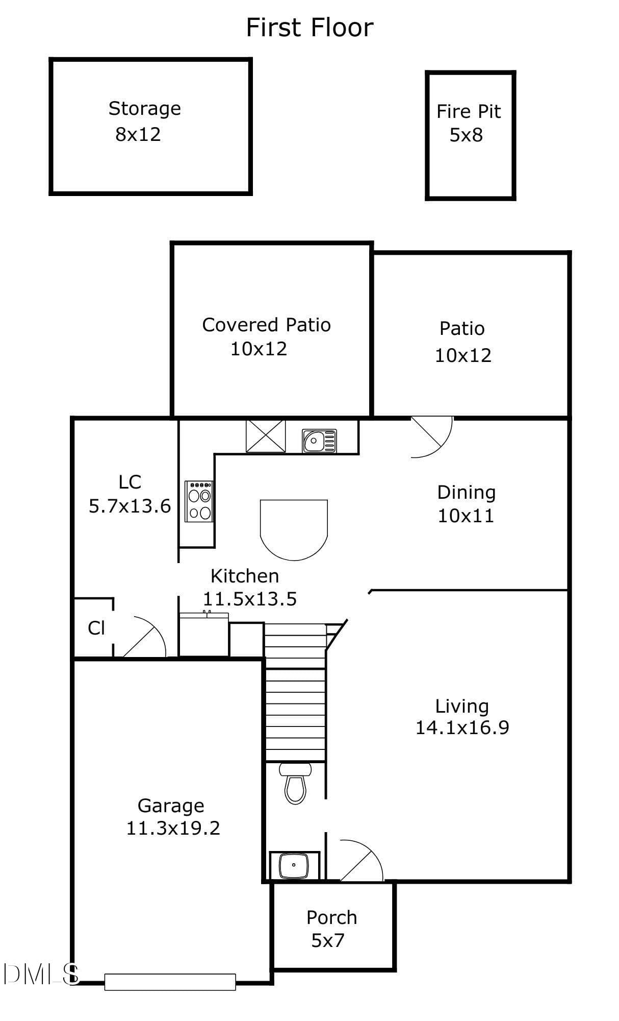 first floor - 703 Blue Lake Drive, Mebane, NC 27302, Mebane
