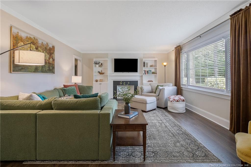 FORMAL LIVING ROOM FROM FRONT DOOR - 220 E David Parnell Street, Parkton, NC 28371