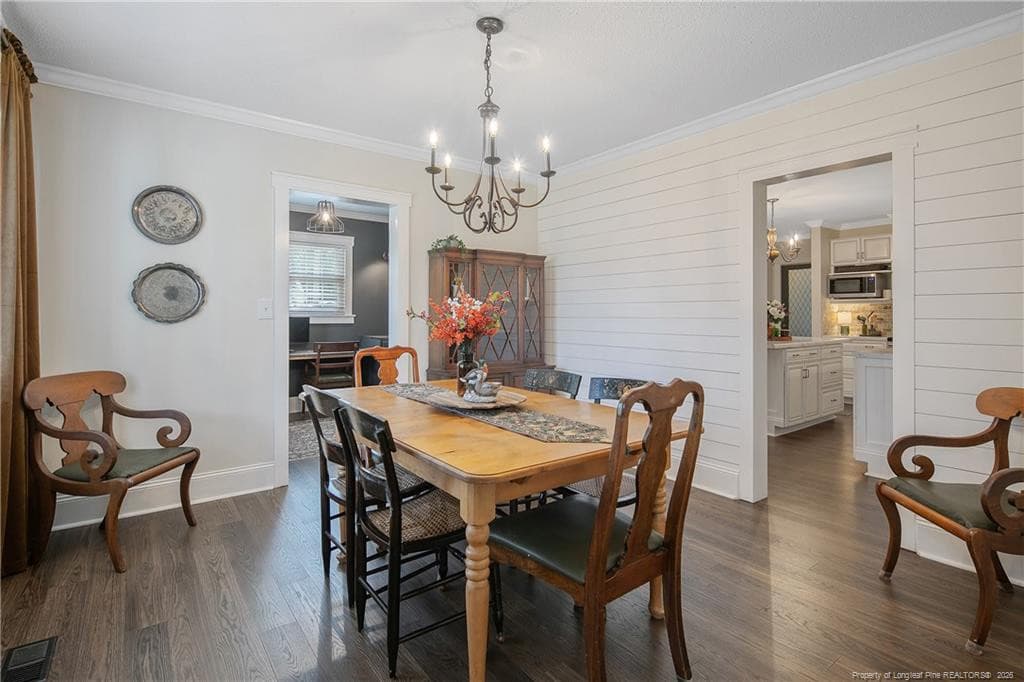 FORMAL DINING ROOM FROM FRONT DOOR - 220 E David Parnell Street, Parkton, NC 28371