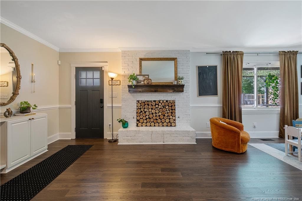FAMILY ROOM W/BACK DOOR TO PATIO - 220 E David Parnell Street, Parkton, NC 28371