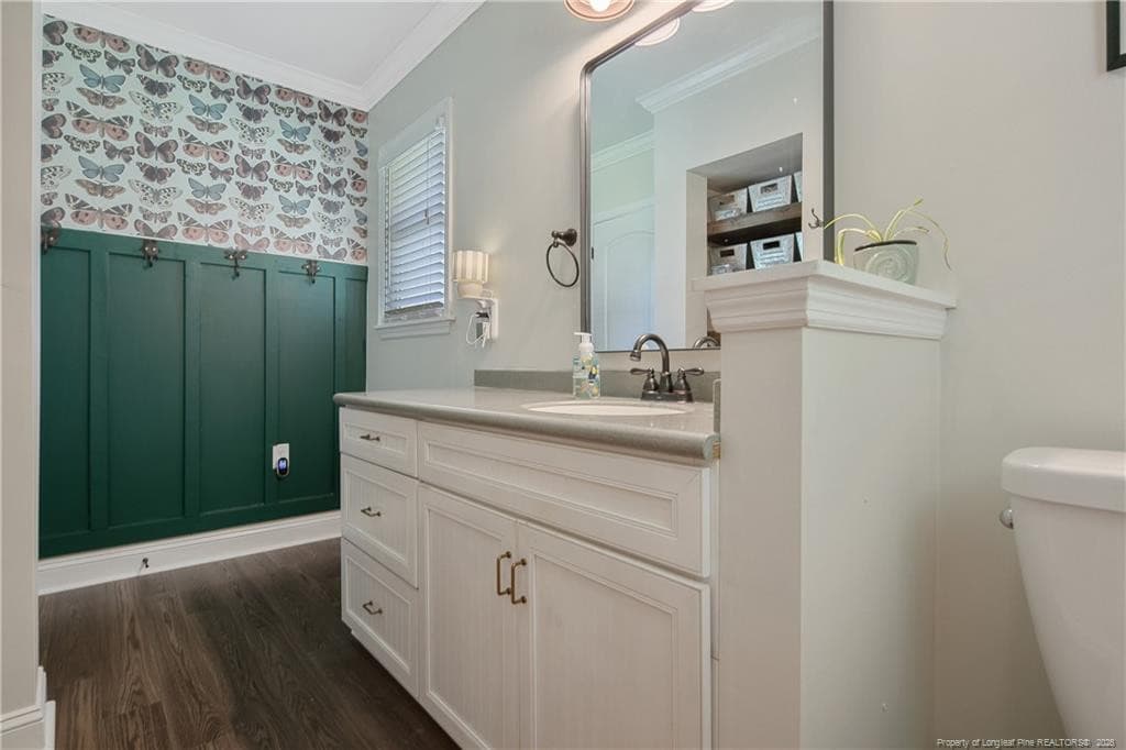 GUEST BATHROOM VANITY - 220 E David Parnell Street, Parkton, NC 28371