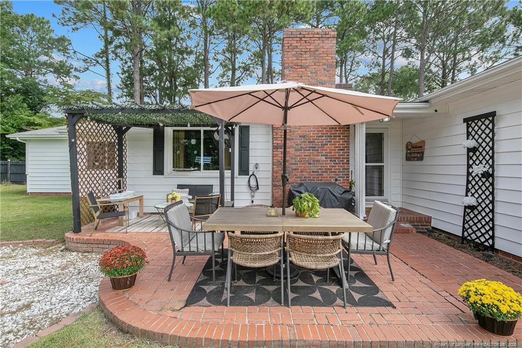 PAVER ENTERTAINING AREA - 220 E David Parnell Street, Parkton, NC 28371