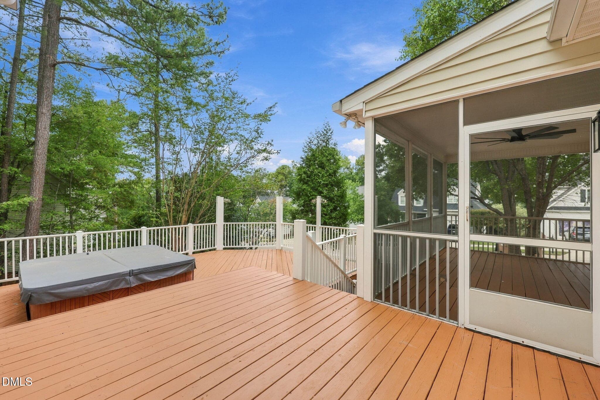 34. Deck with the Hot Tub View 1 - 1721 Gracechurch Street, Wake Forest, NC 27587, Wake Forest