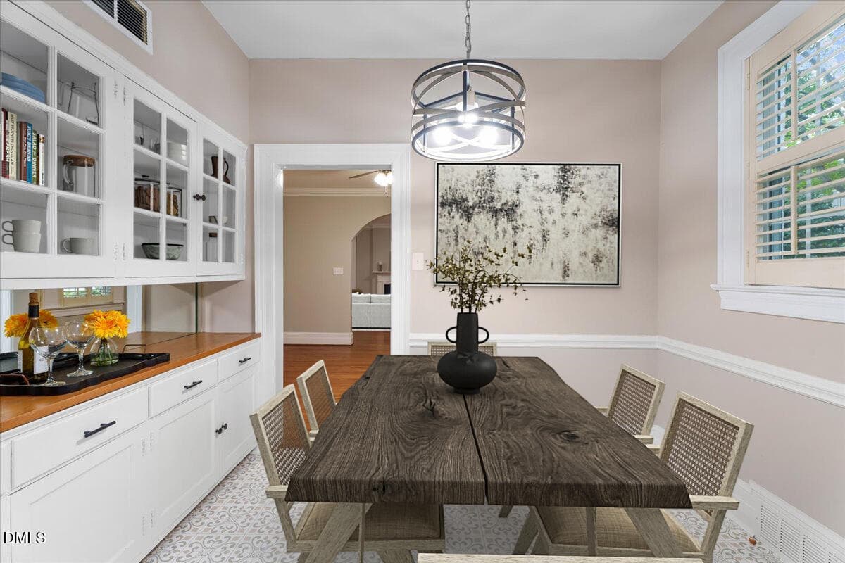 Dining Room Virtual Staging - 1509 E Mulberry Street, Goldsboro, NC 27530, Goldsboro