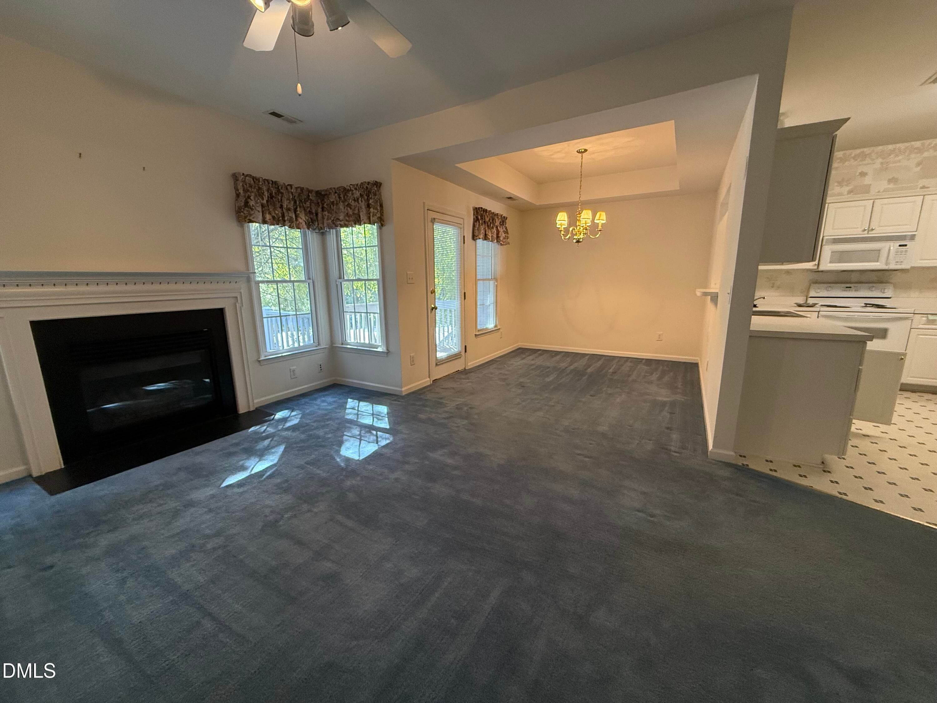 Living/Dining Room - 8200 Hempshire Place, Raleigh, NC 27613