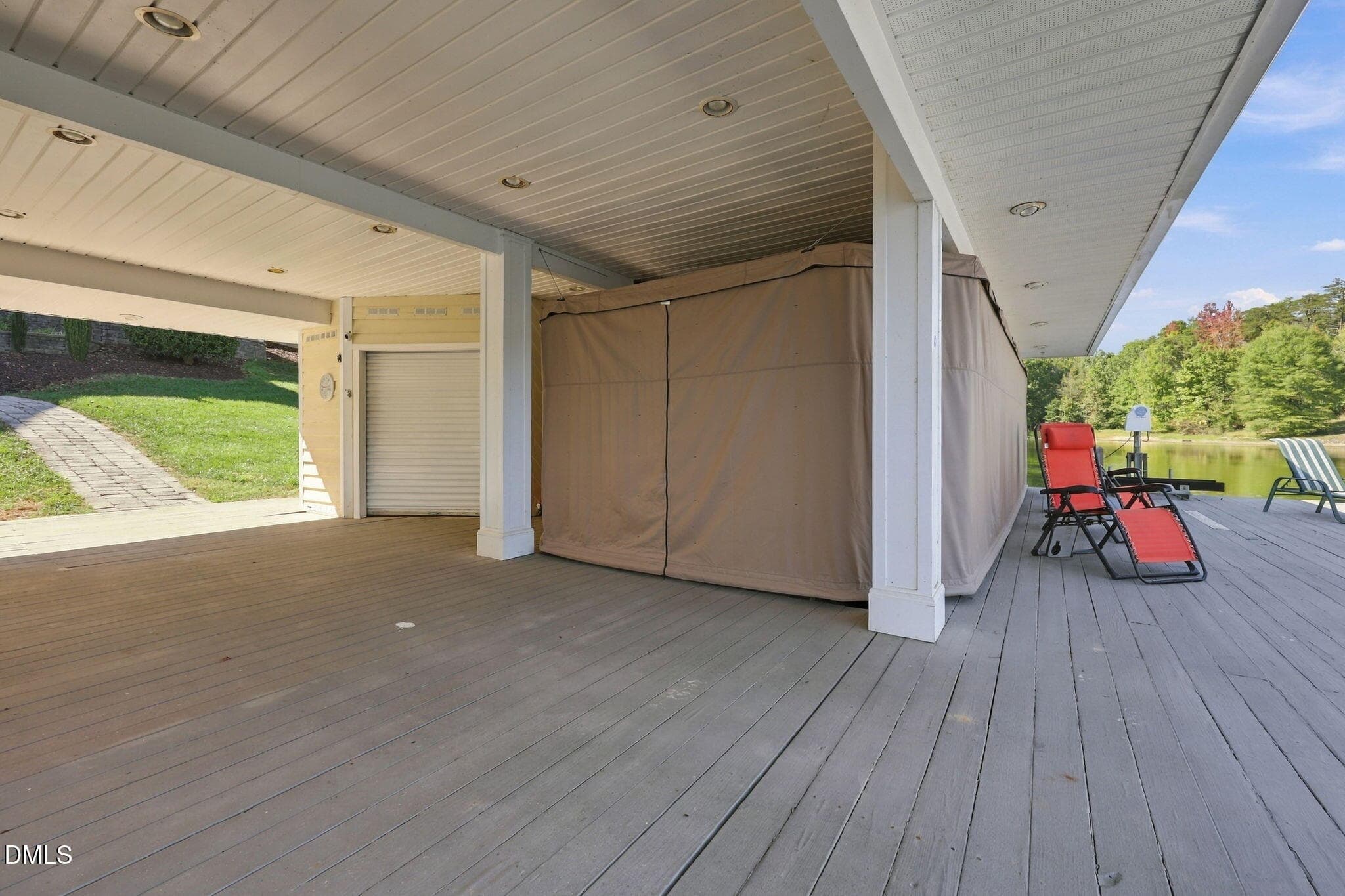 Dock and automated cover - 995 Bolton Road, Semora, NC 27343, Semora