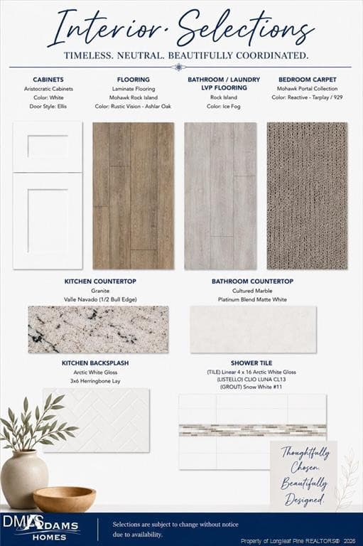 Interior Color Selection - 104 Galway Road, Lillington, NC 27546, Lillington