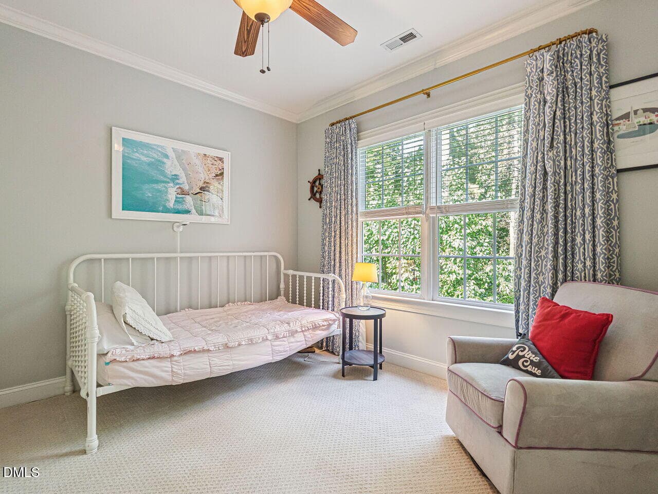 Nursery/office/yoga room off primary - 3529 Turnbridge Drive, Raleigh, NC 27609, Raleigh