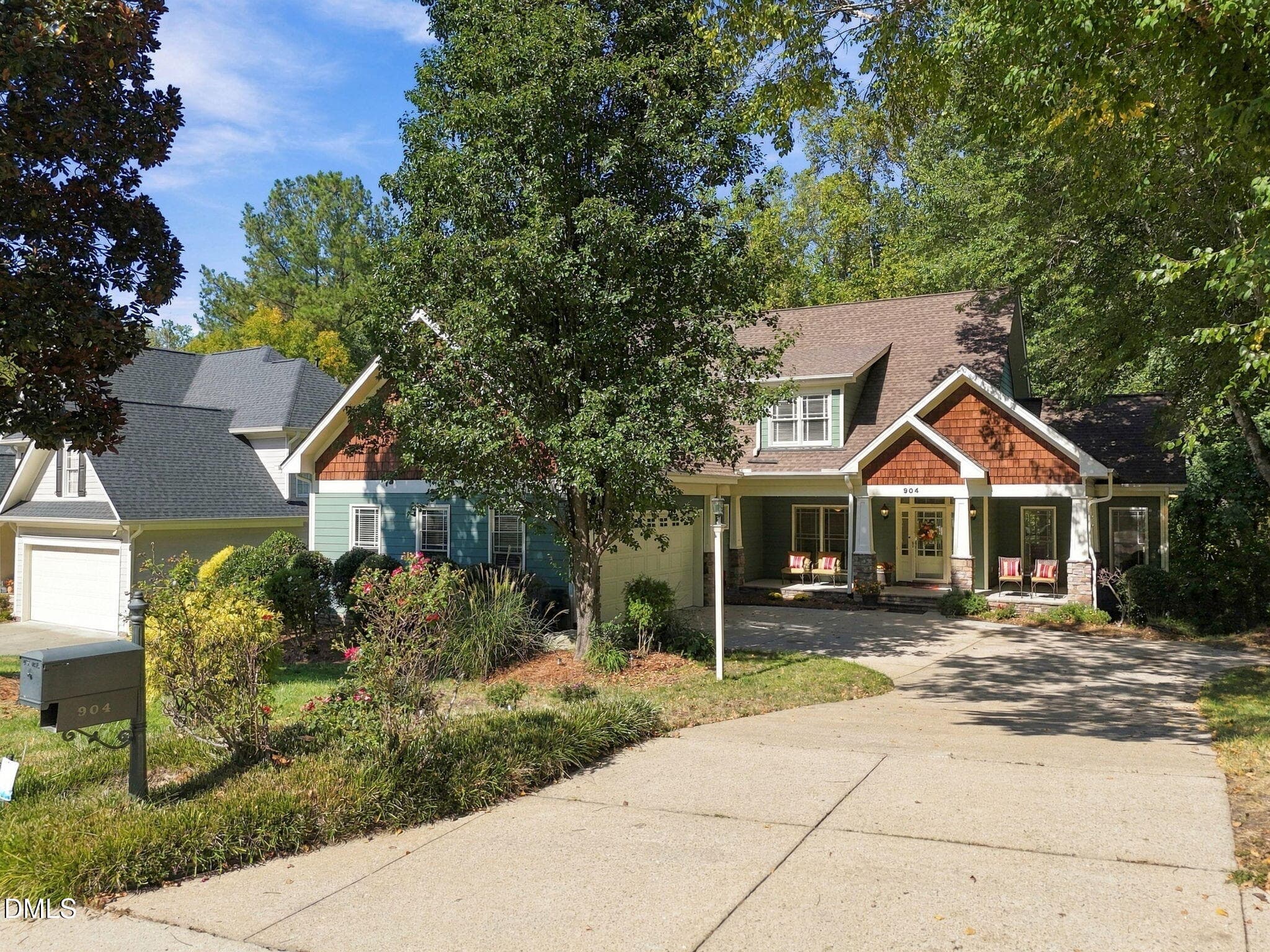16-front-exterior-from-street - 904 Hidden Jewel Lane, Wake Forest, NC 27587, Wake Forest