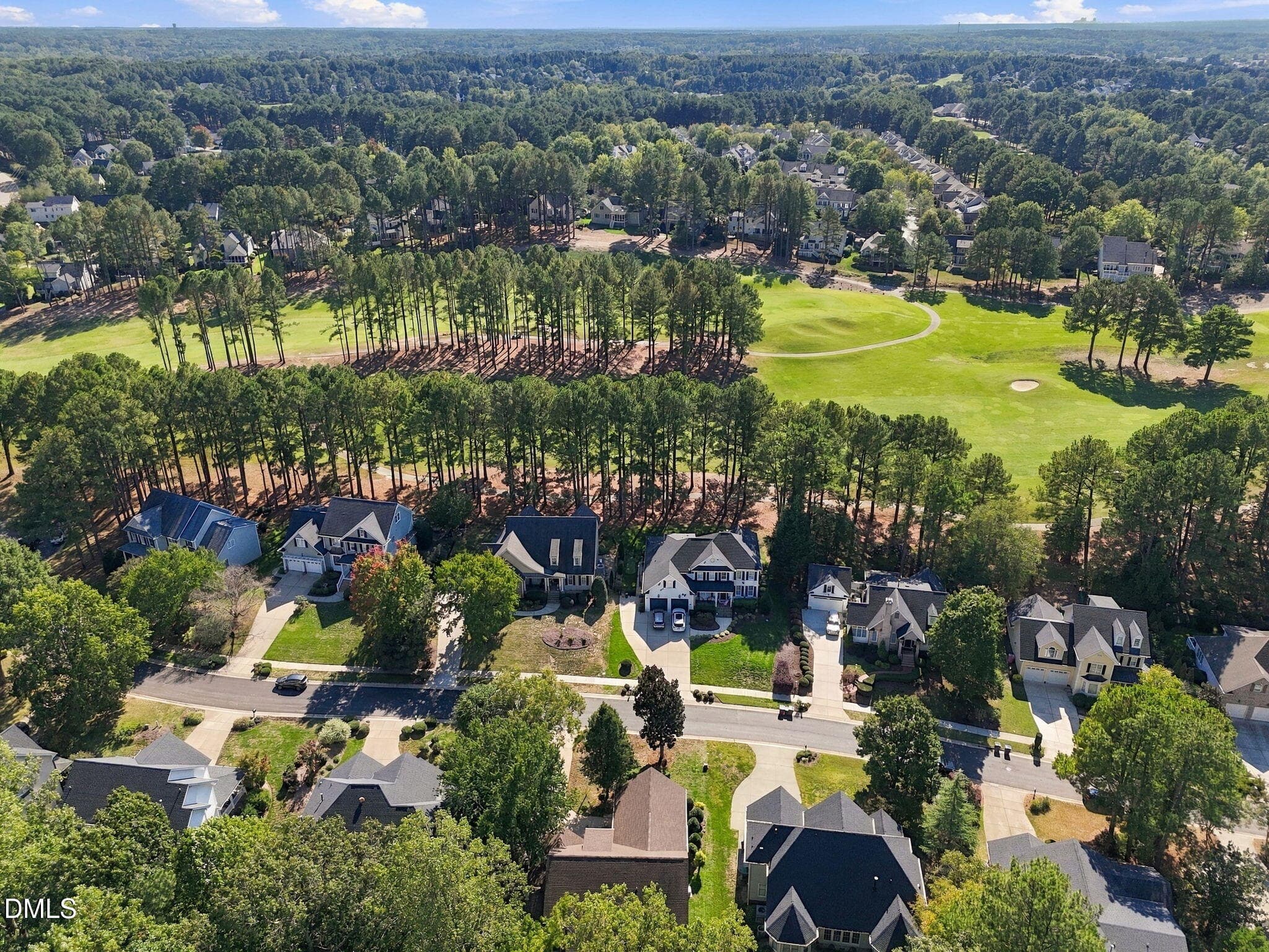 17-aerial-neighborhood-golf - 904 Hidden Jewel Lane, Wake Forest, NC 27587, Wake Forest