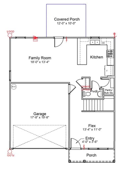 Guilford Elevation B.png - 360 Buckthorn Drive, Youngsville, NC 27596, Youngsville