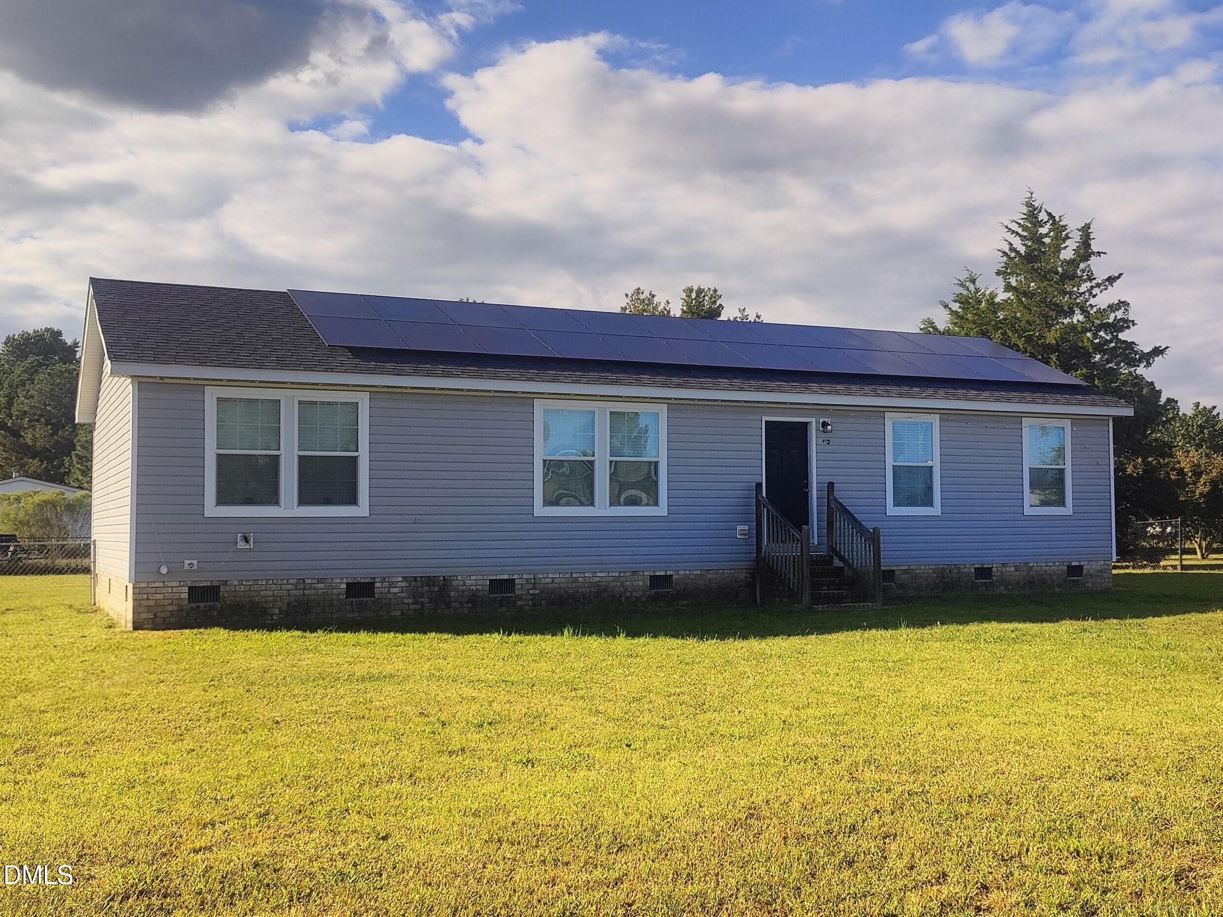 Front of Home at Sunset - 105 Sweeten Branch Drive, Pikeville, NC 27863