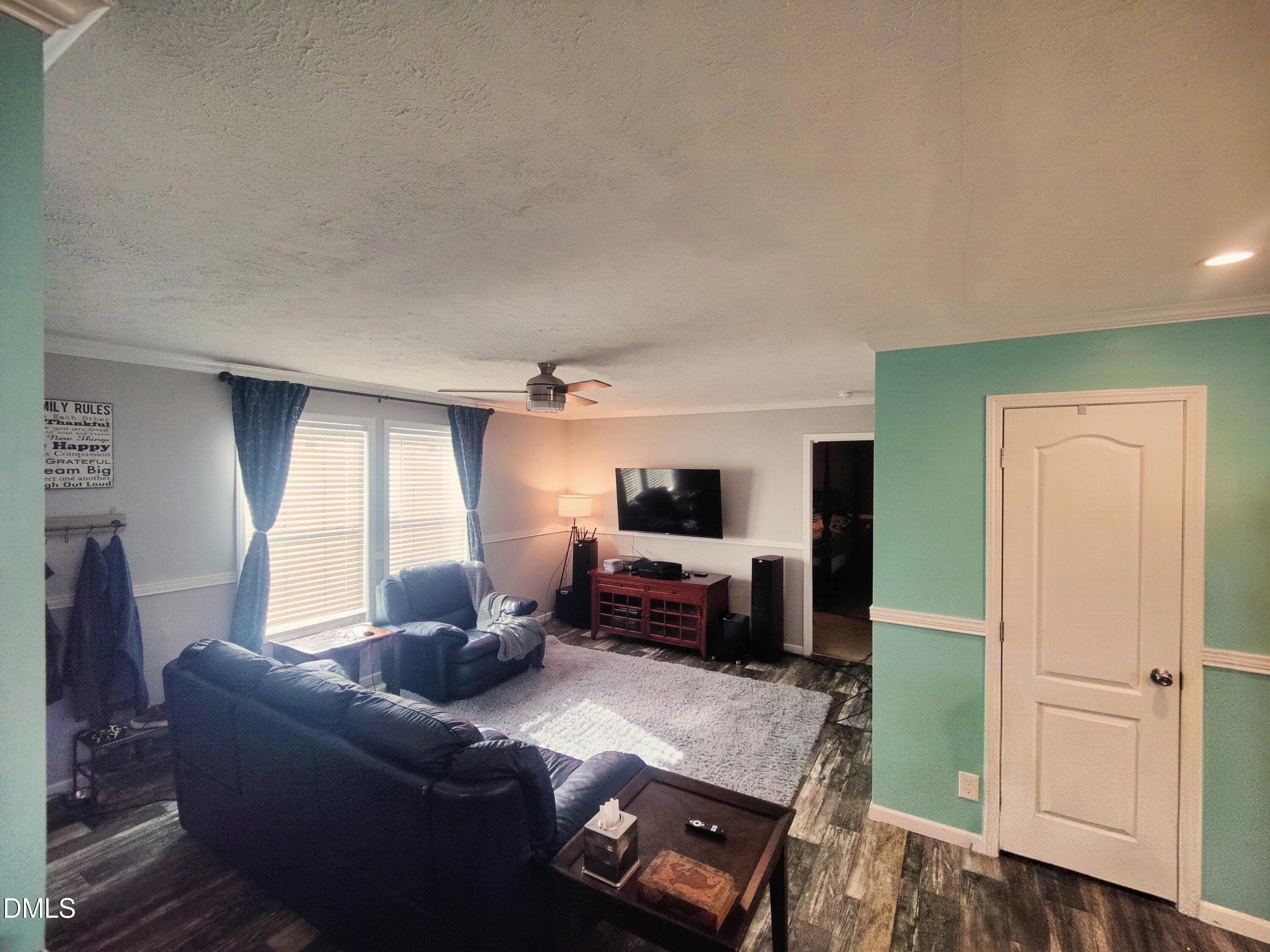 Living Room from Kitchen - 105 Sweeten Branch Drive, Pikeville, NC 27863