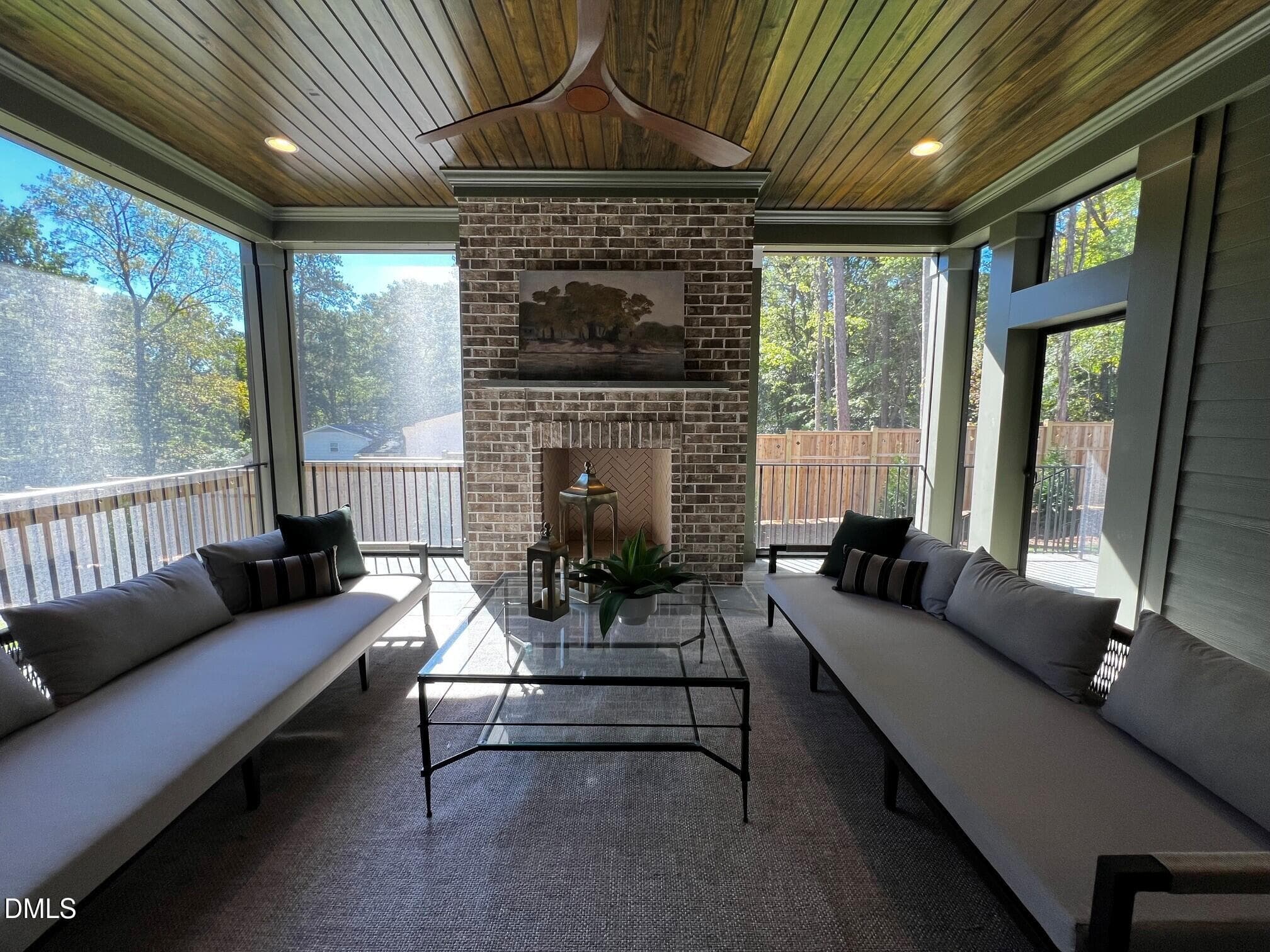 screened porch - 1104 Oldfourth Lane, Durham, NC 27707