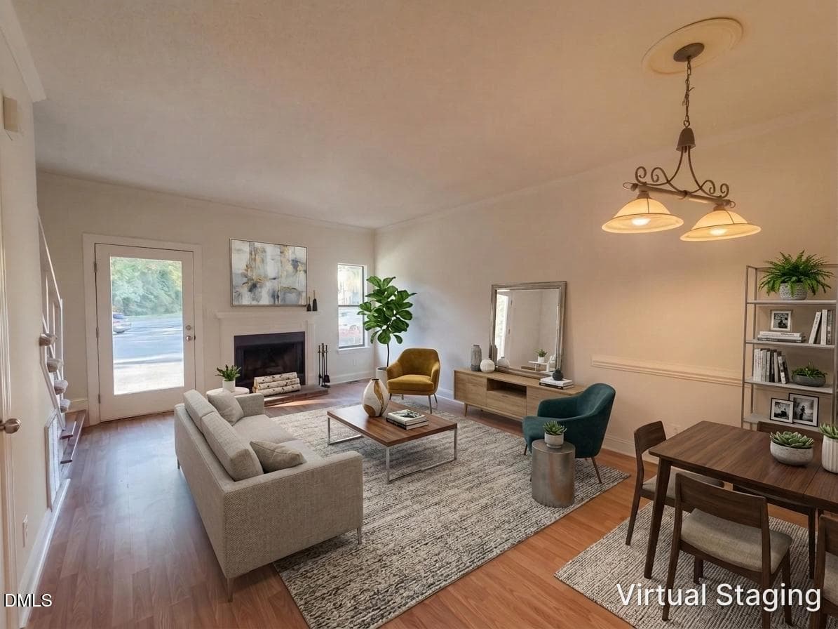 VS - Living Rom - 6125 Loch Laural Lane, Raleigh, NC 27613, Raleigh