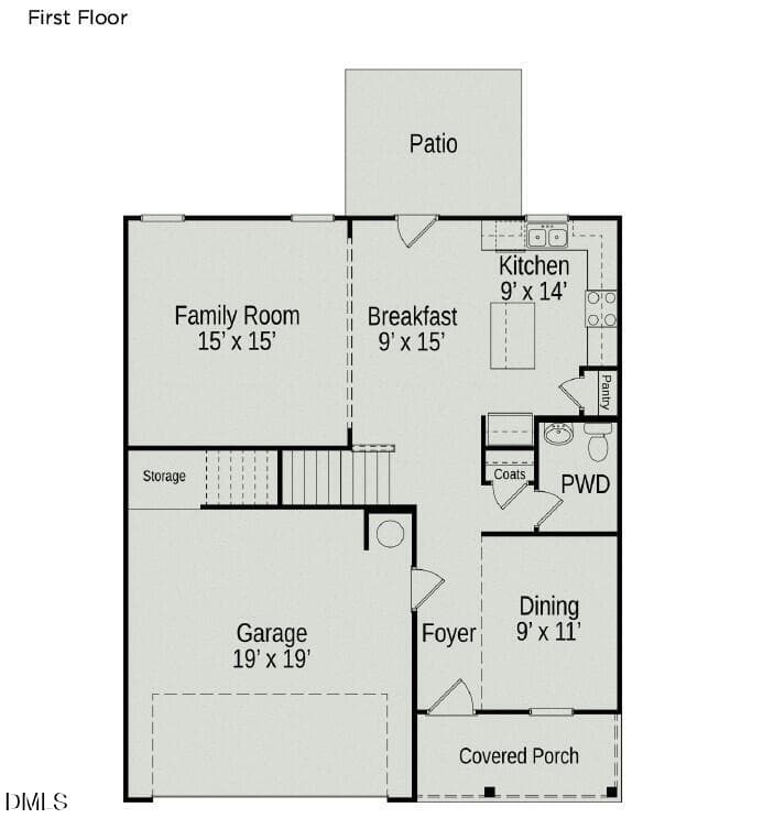 First Floor - 344 Smith Farms Drive, Lillington, NC 27546, Lillington