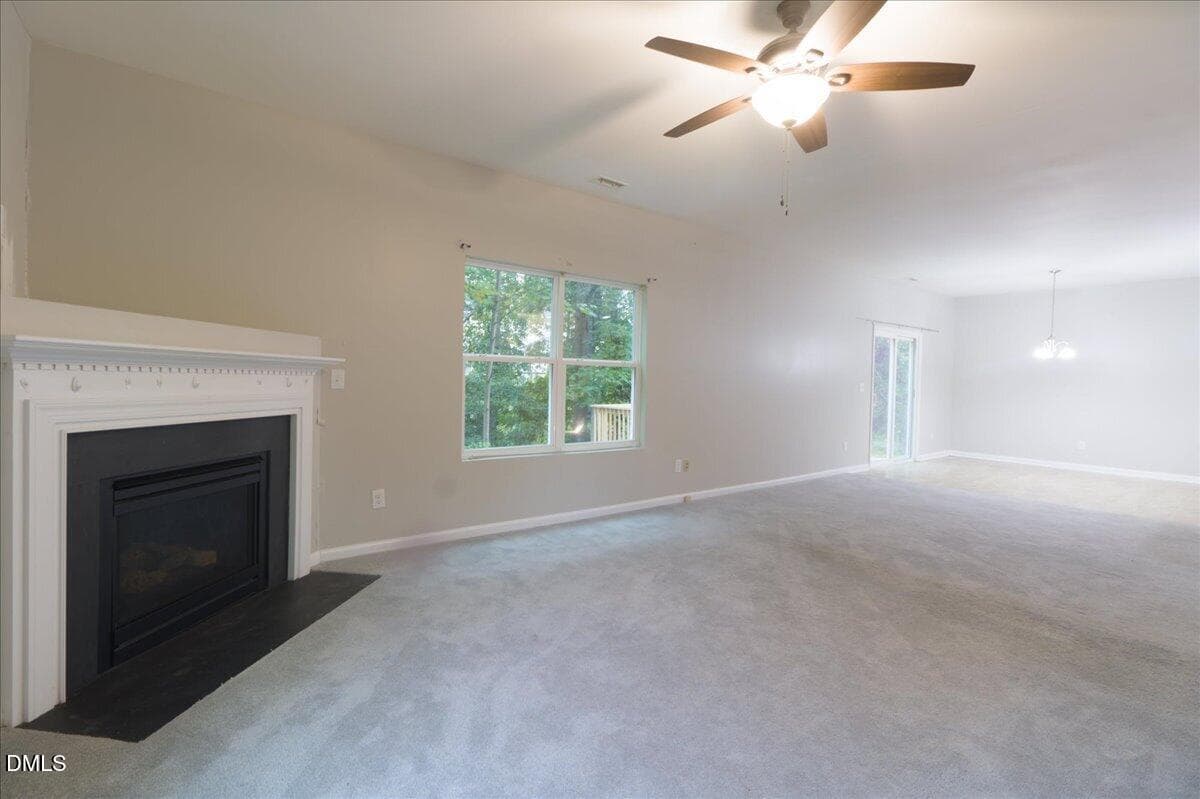 Living room 2 - 1402 Torrey Pines Court, Mebane, NC 27302