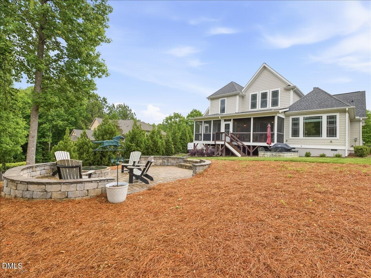 31-Back of House - 766 Chapel Ridge Drive, Pittsboro, NC 27312, Pittsboro