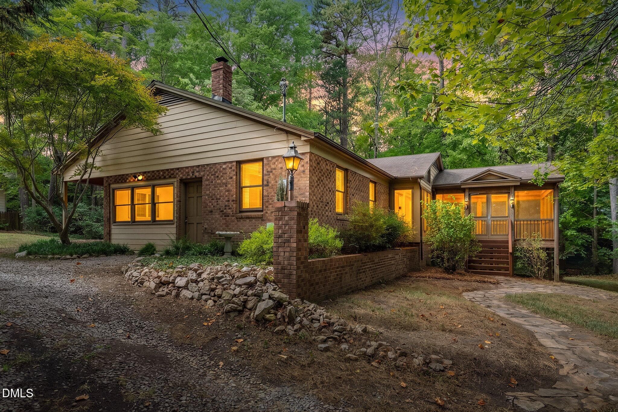 02-DSC_8201-HDR-VirtualTwilight - 1821 Pictou Road, Raleigh, NC 27606