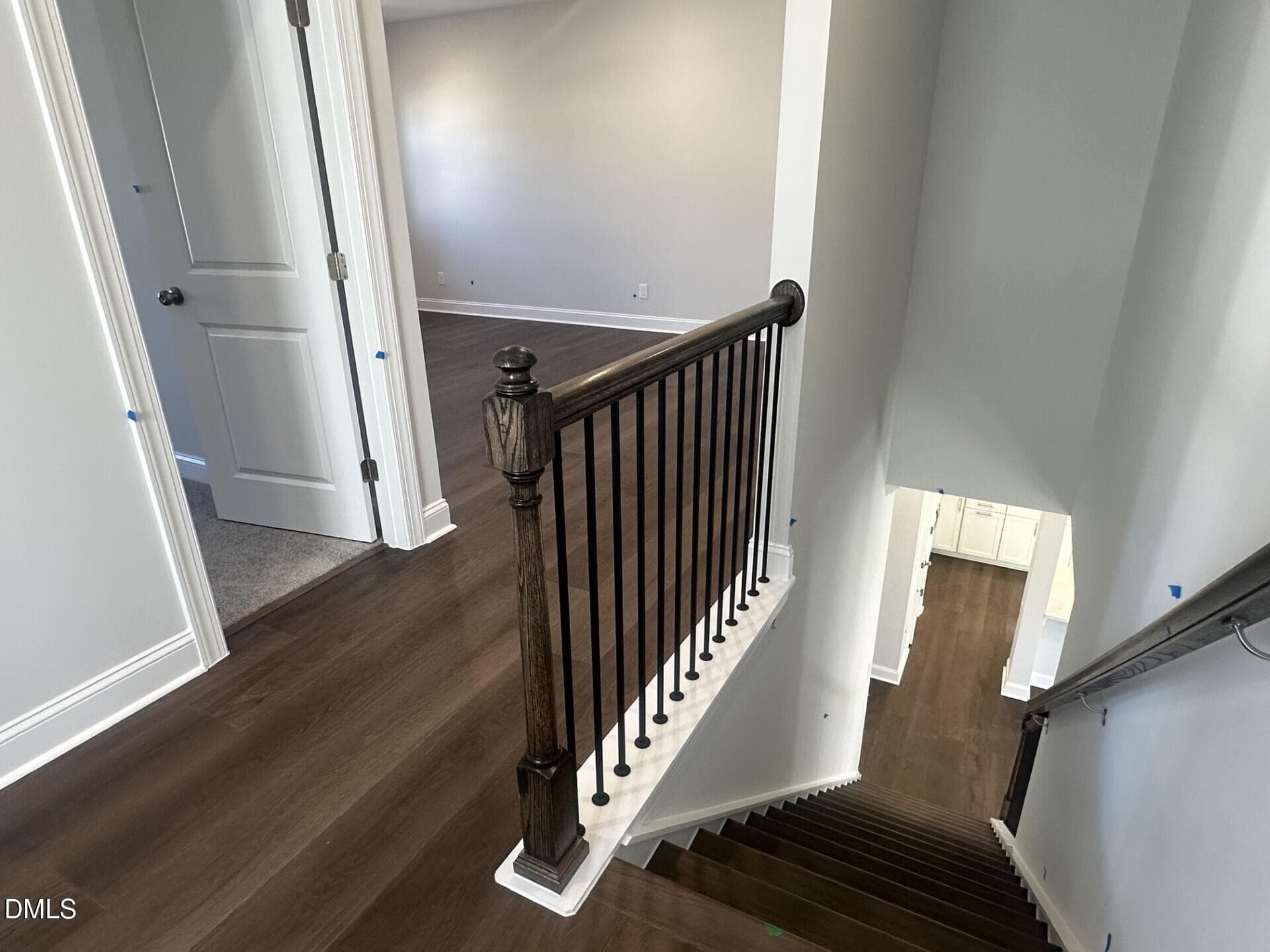 199 2nd floor hall and stair - 1109 Constellation Circle, Durham, NC 27703