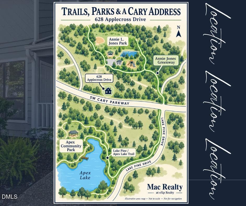 Luxury Just Listed_ (Facebook Post) (3) - 628 Applecross Drive, Cary, NC 27511
