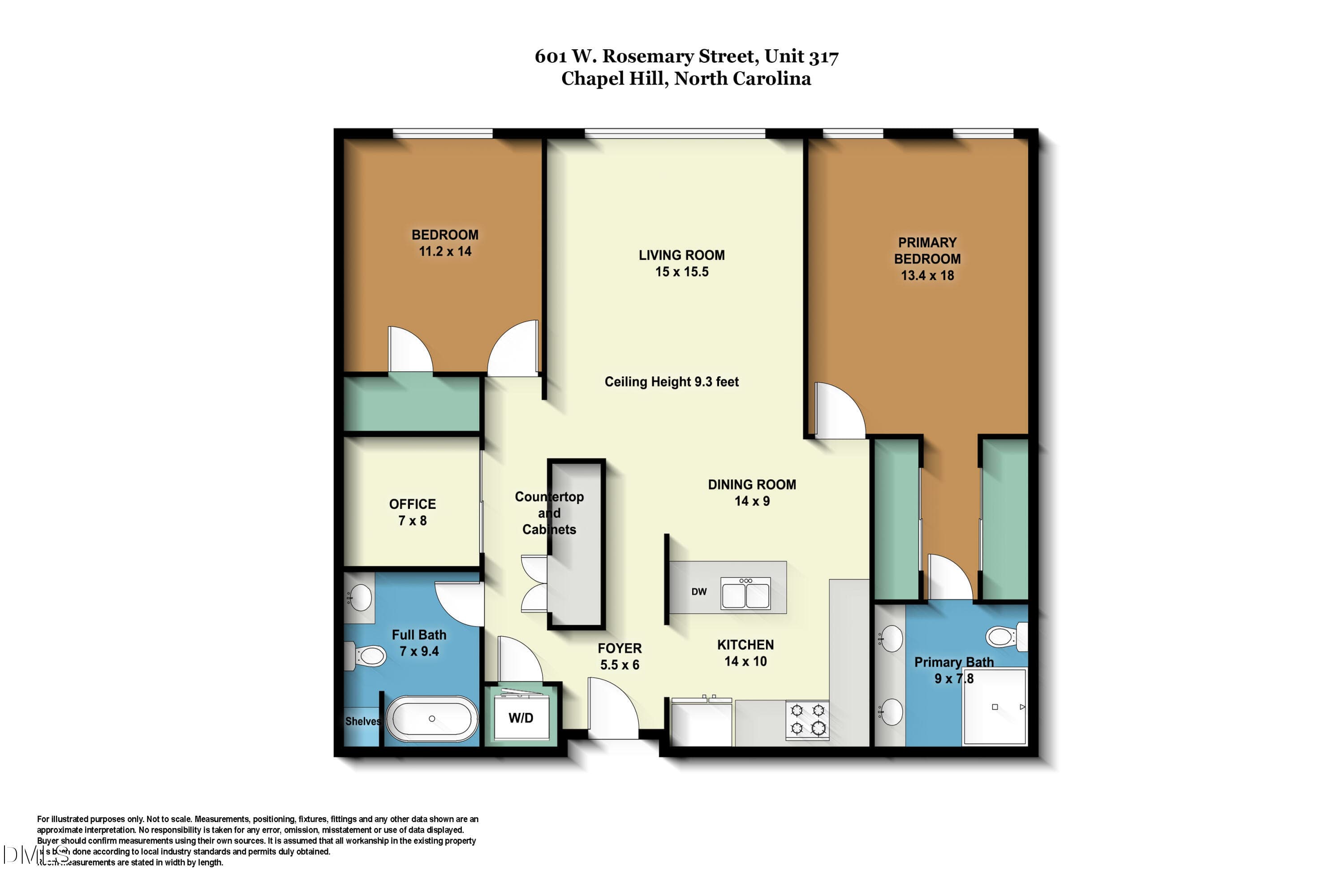 601_W_Rosemary_Unit317_floorplan - 601 W Rosemary Street 317, Chapel Hill, NC 27516, Chapel Hill