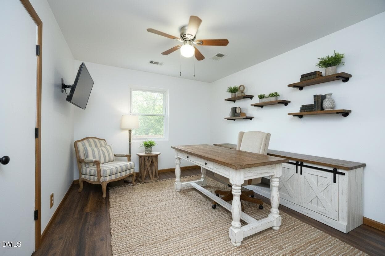 Bed 3 virtual staged - 133 Stagecrest Drive, Raleigh, NC 27603