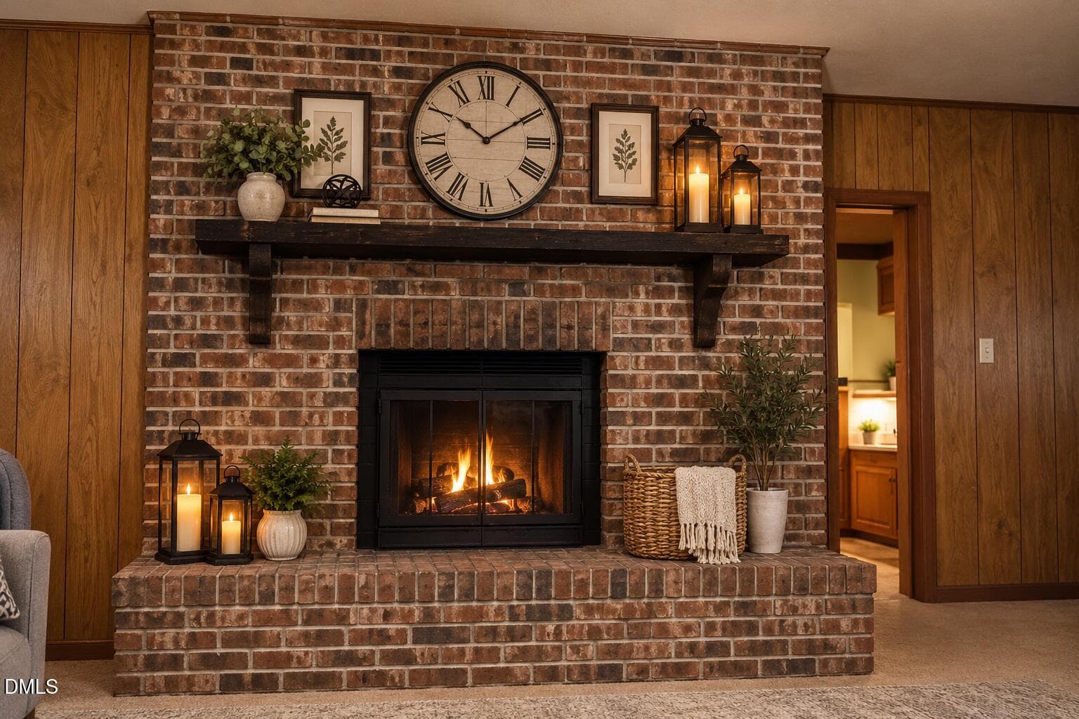 Cozy Farmhouse Fireplace Retreat - 106 3rd Street, Erwin, NC 28339, Erwin