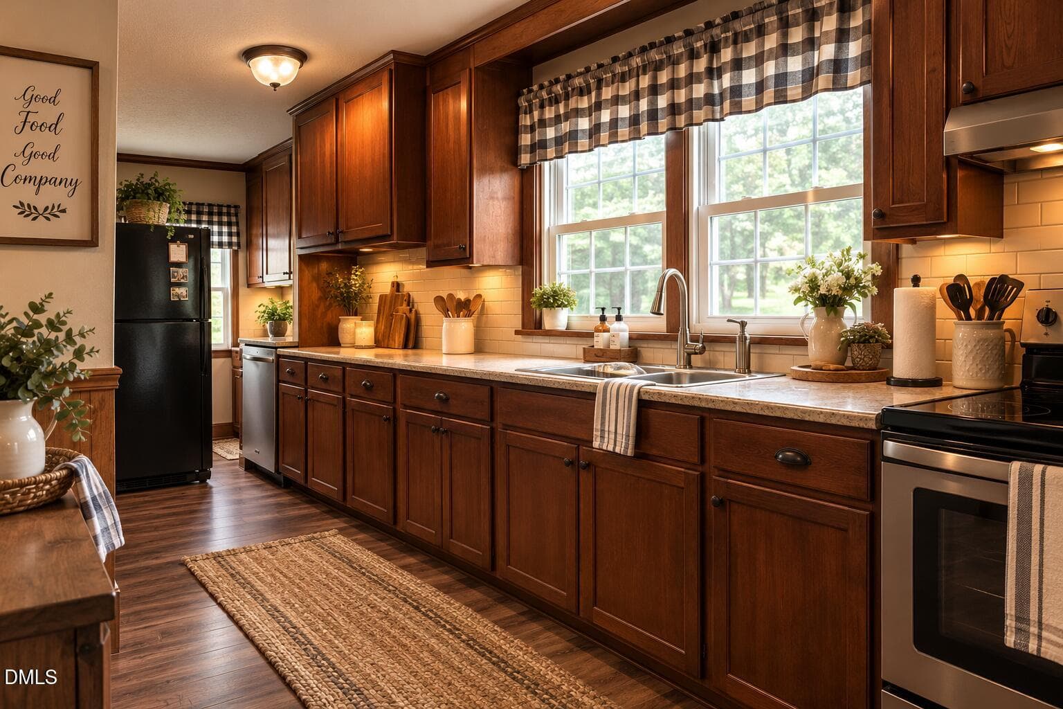 Cozy Rustic Farmhouse Kitchen - 106 3rd Street, Erwin, NC 28339, Erwin