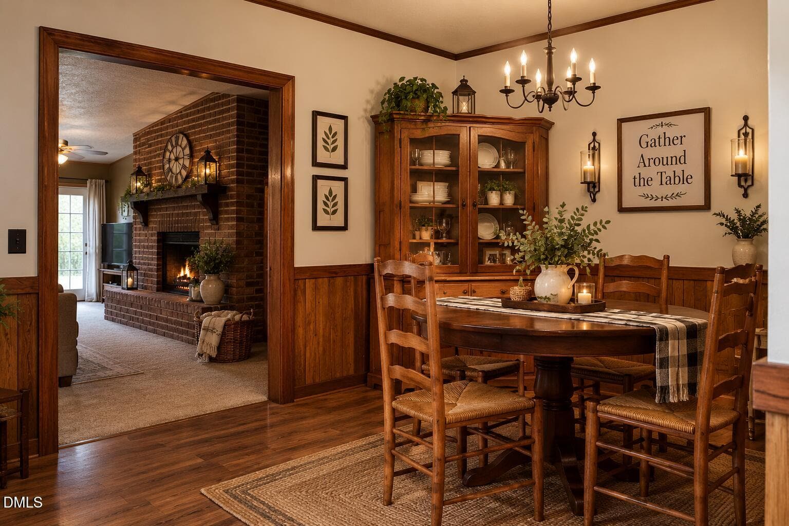 Cozy Farmhouse Dining Room Gathering - 106 3rd Street, Erwin, NC 28339, Erwin