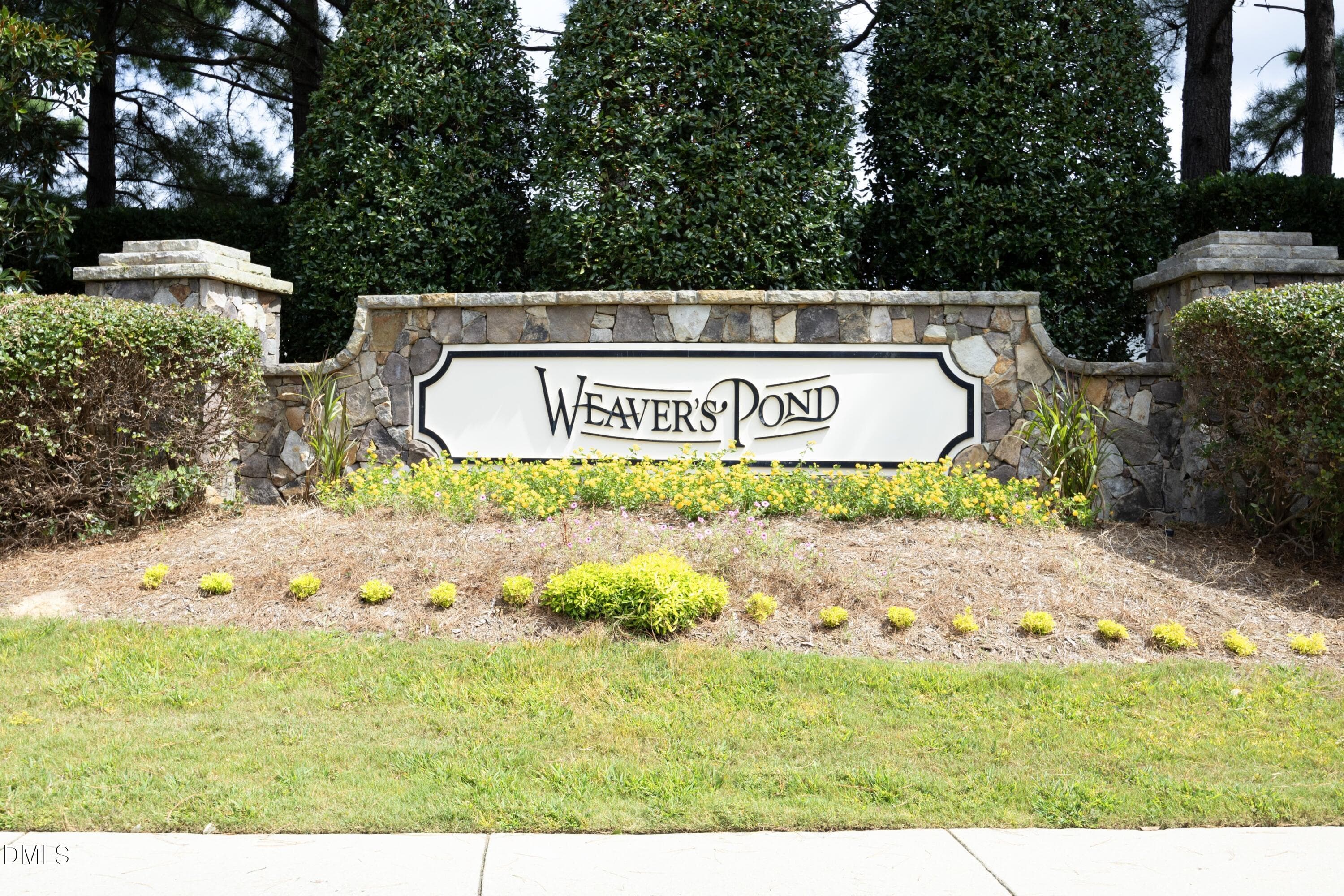 WeaversPondEntrance - 5000 Silver Spruce Way, Zebulon, NC 27597, Zebulon