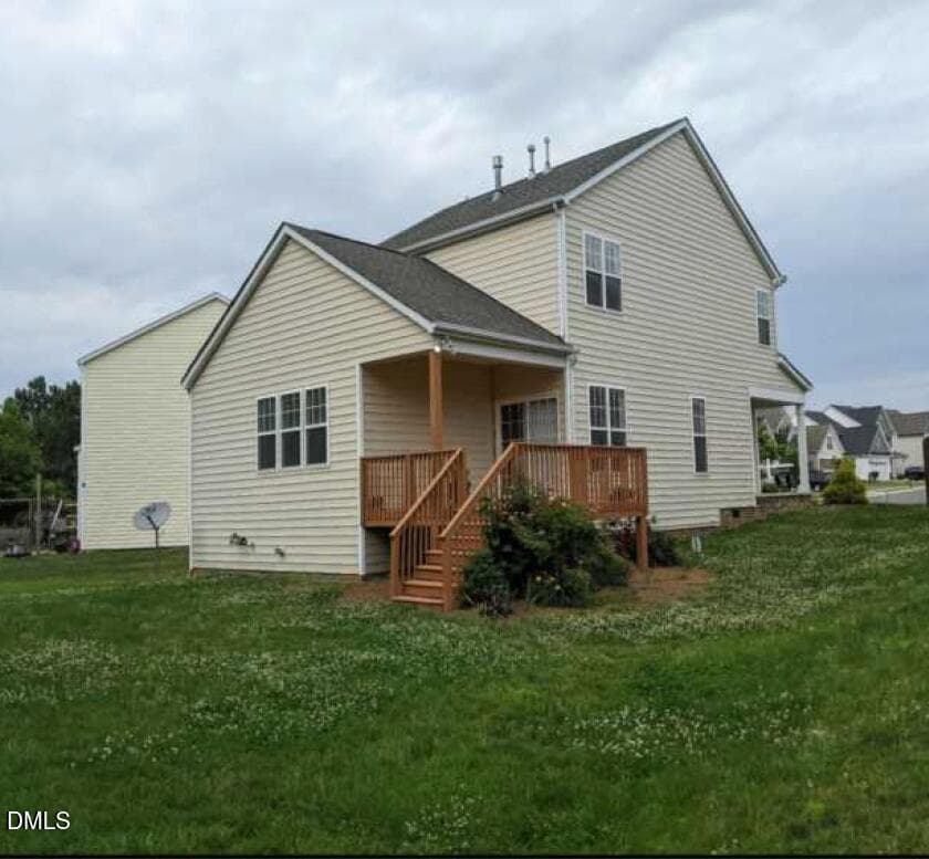Side & Rear View - 3227 Whispernut Lane, Zebulon, NC 27597, Zebulon