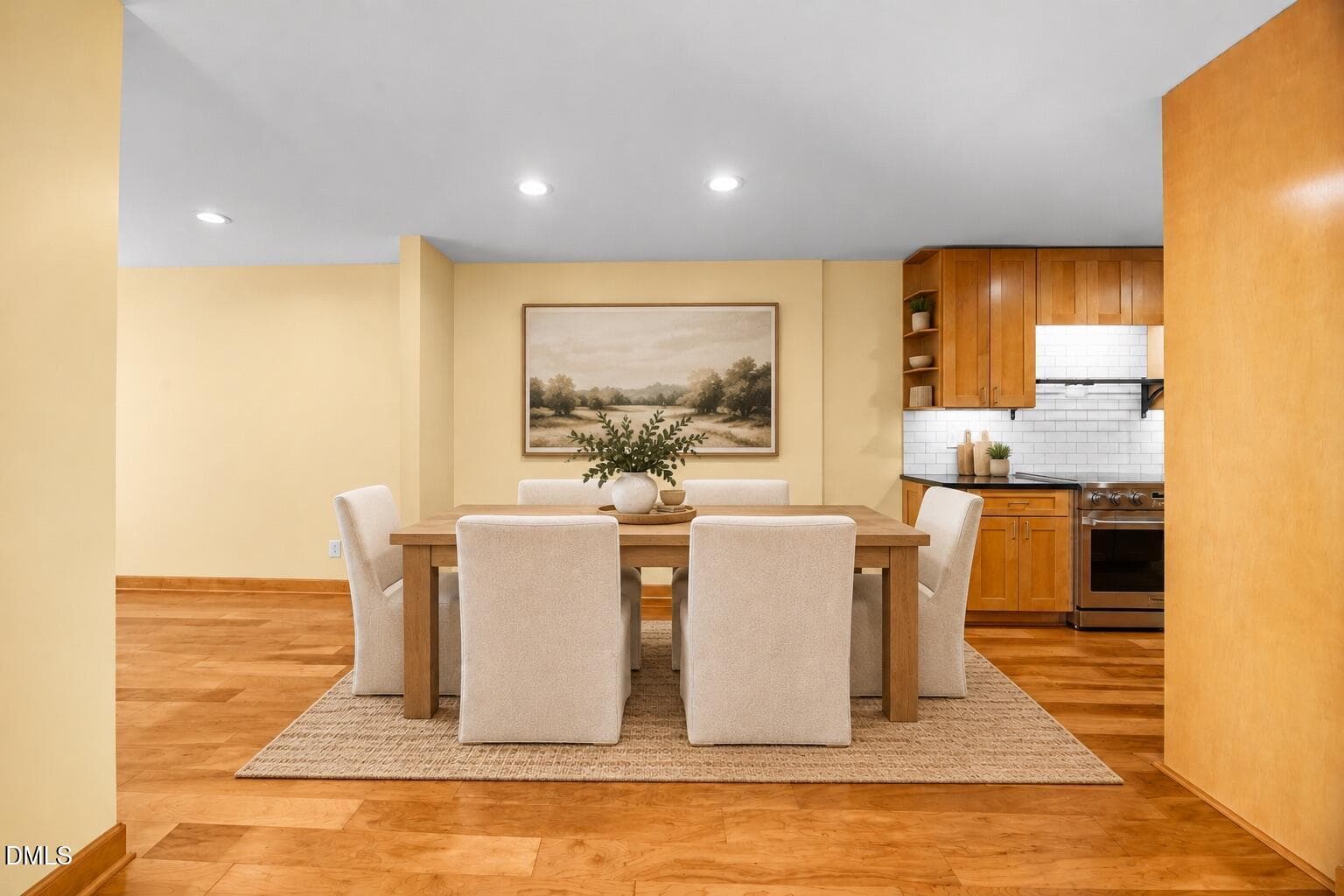 Dining staged - 4100 Five Oaks Drive 11, Durham, NC 27707, Durham