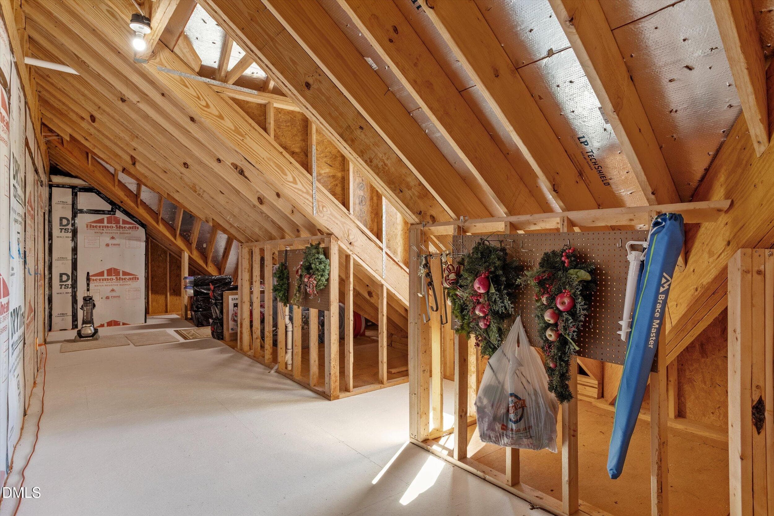 Additional attic storage - 4230 Henderson Place, Pittsboro, NC 27312, Pittsboro