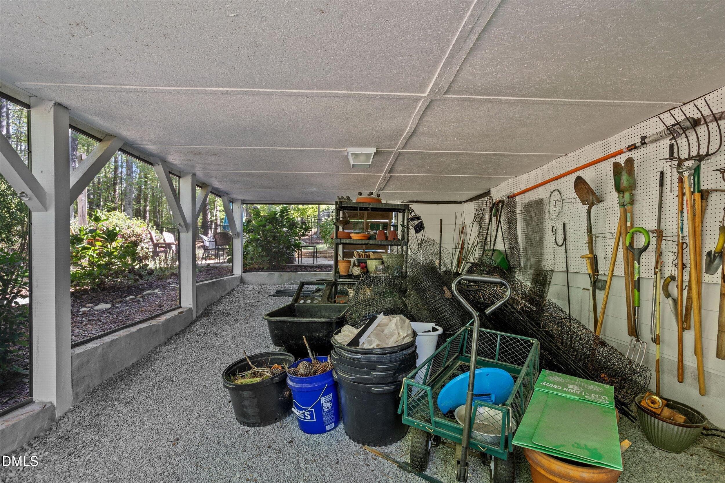 Under porch storage - 4230 Henderson Place, Pittsboro, NC 27312, Pittsboro