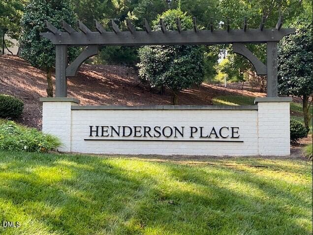 Henderson Place Sign - 4230 Henderson Place, Pittsboro, NC 27312, Pittsboro
