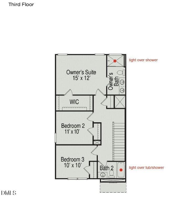 Third Floor - 706 Orchard Vista Circle, Raleigh, NC 27606, Raleigh