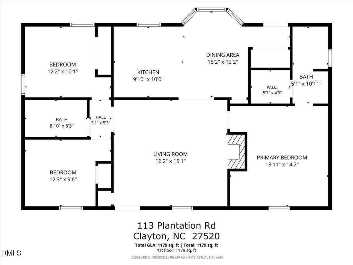 46-113 Plantation Rd Floor Plan-2 - 113 Plantation Road, Clayton, NC 27520