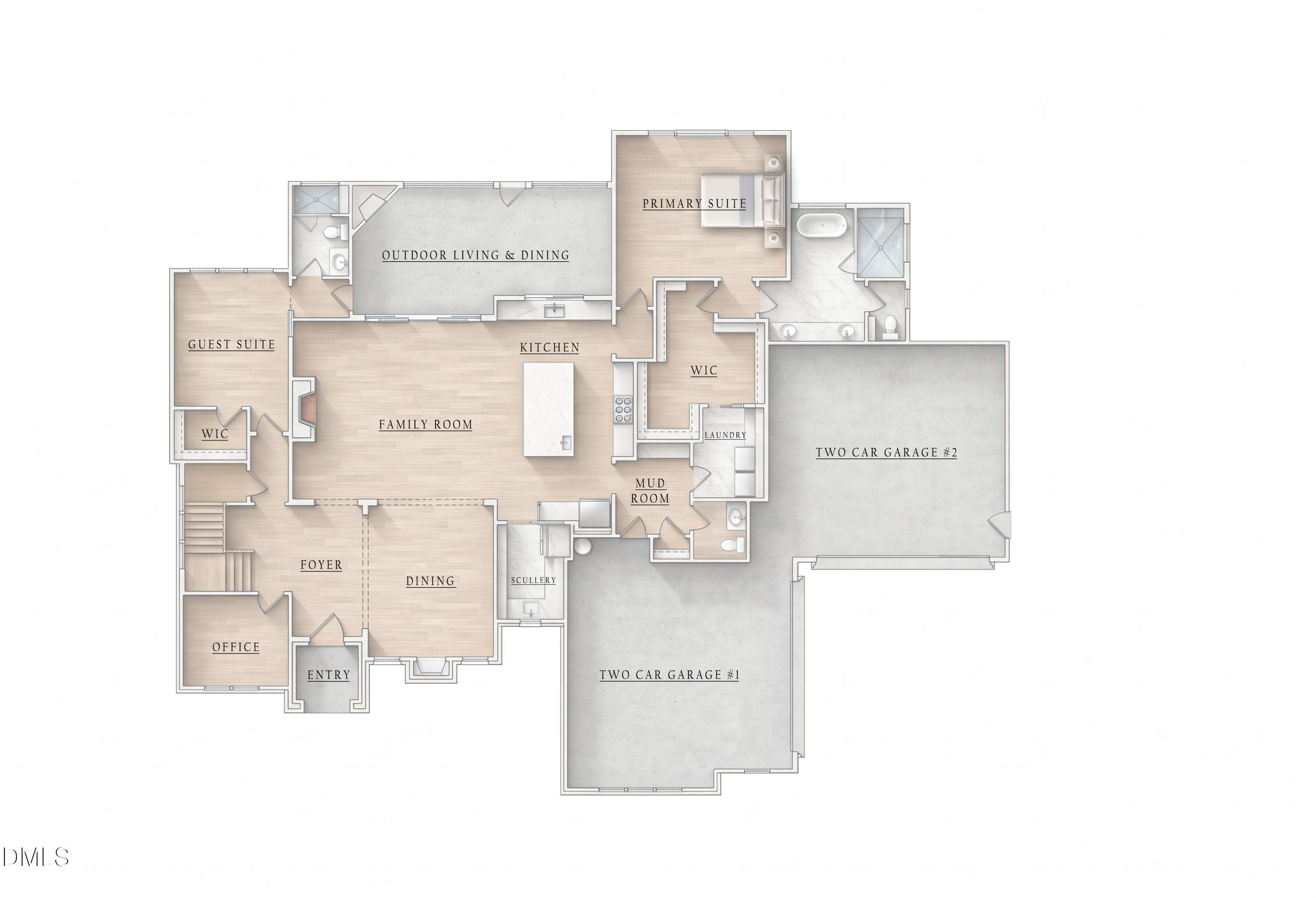 First Floor_Color - 340 Ironwood Boulevard, Youngsville, NC 27596, Youngsville