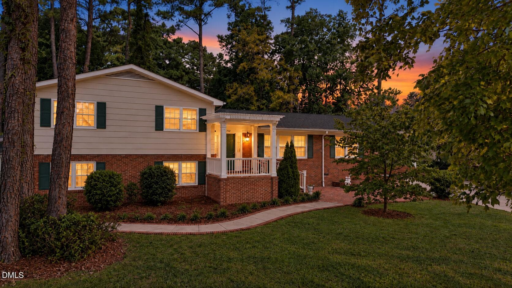 Virtual Dusk - 212 Ellwood Drive, Raleigh, NC 27609, Raleigh